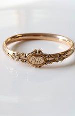 Vintage Edwardian 1910 12K GF Cuff Bangle Bracelet