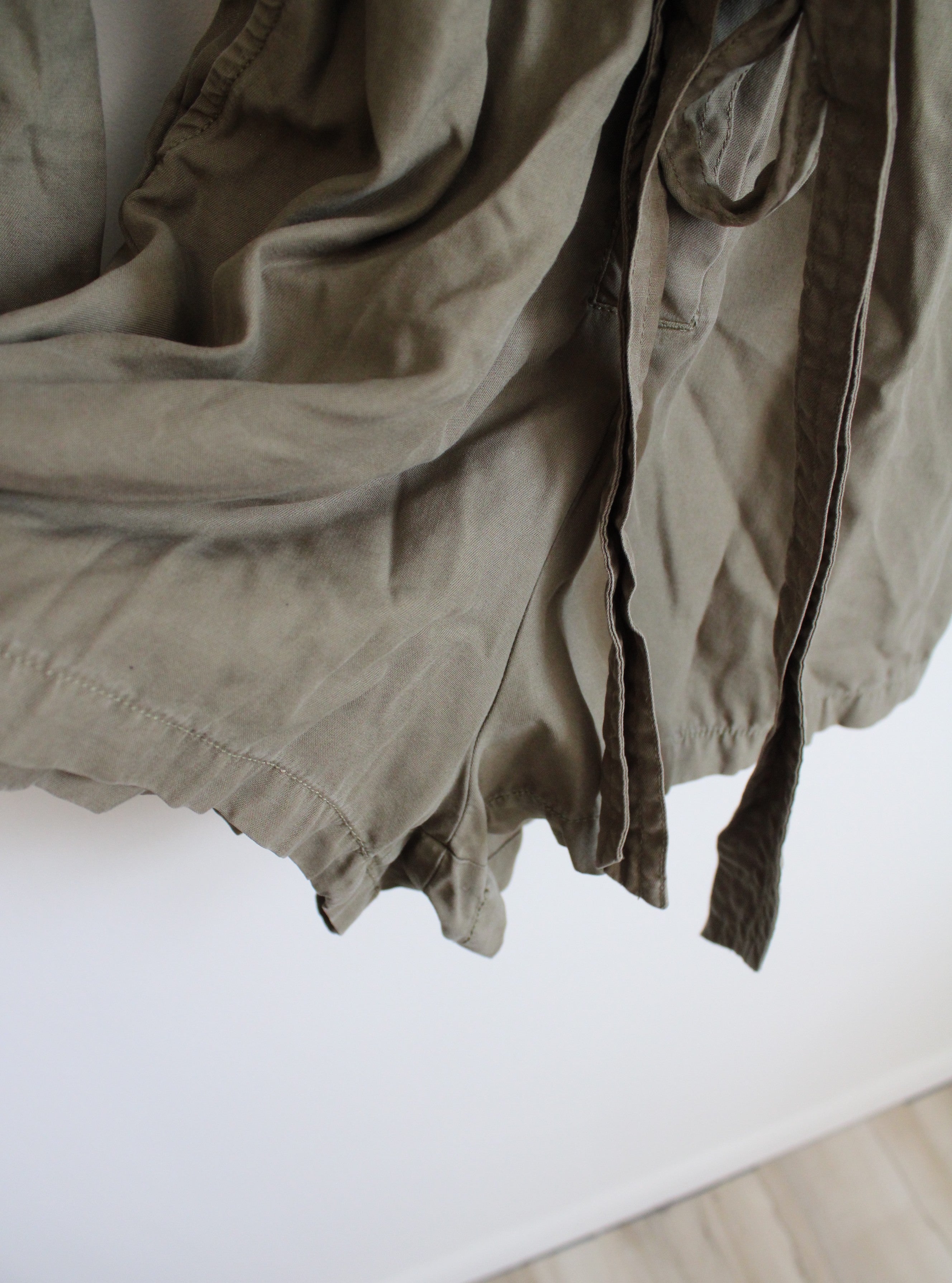 Abercrombie & Fitch Olive Green Button Down Romper | S