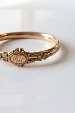 Vintage Edwardian 1910 12K GF Cuff Bangle Bracelet