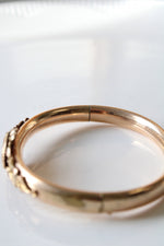 Vintage Edwardian 1910 12K GF Cuff Bangle Bracelet