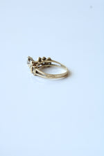 14K Yellow Gold Marquise Stone Ring | Size 6.5