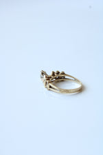 14K Yellow Gold Marquise Stone Ring | Size 6.5