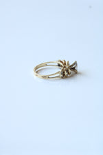 14K Yellow Gold Marquise Stone Ring | Size 6.5