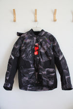 NEW Scoyo Black & Gray Camo Protective Riding Jacket | S