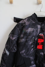 NEW Scoyo Black & Gray Camo Protective Riding Jacket | S