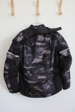 NEW Scoyo Black & Gray Camo Protective Riding Jacket | S