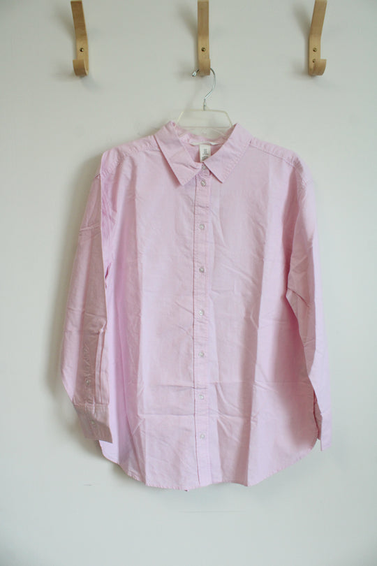 HM Pink Button Down Shirt | M