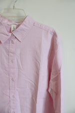 HM Pink Button Down Shirt | M