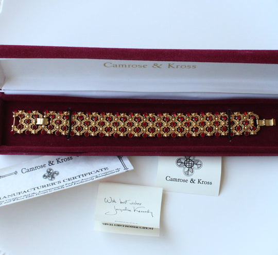Camrose & Kross Swarovski Crystal Jackie Kennedy Remake Bracelet