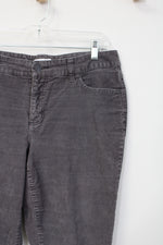 St. John's Bay Gray Corduroy Pant | 10