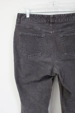 St. John's Bay Gray Corduroy Pant | 10