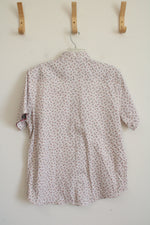 Robert Graham White Colorful Speckled Button Down Shirt | L