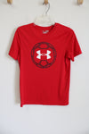 Under Armour Red Soccer Shirt | Youth XL (16/18)