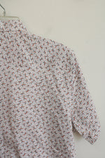 Robert Graham White Colorful Speckled Button Down Shirt | L