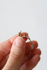 10K Yellow Gold Light Blue Stone Bracelet