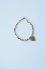 "True Love Waits" Sterling Silver Beaded Purity Bracelet