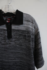 Southpole Gray Polyester Collared T-Shirt | L