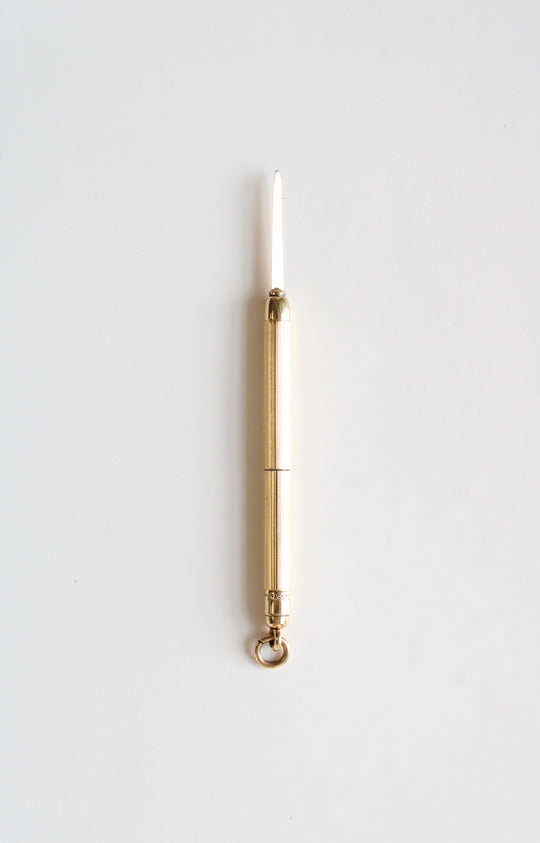 14K Yellow Gold Twist Out Toothpick