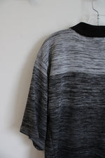 Southpole Gray Polyester Collared T-Shirt | L