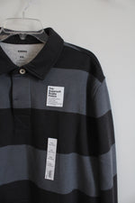 Sonoma Gray Cotton Rugby Fleece | XXL