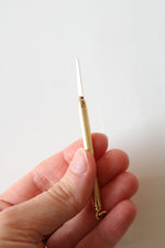 14K Yellow Gold Twist Out Toothpick