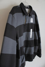 Sonoma Gray Cotton Rugby Fleece | XXL