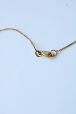 14K Yellow Gold Flip Flop Sandal Pendant Necklace