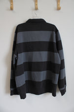 Sonoma Gray Cotton Rugby Fleece | XXL