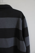 Sonoma Gray Cotton Rugby Fleece | XXL