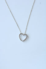 Sterling Silver Heart Pendant Necklace