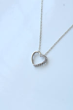Sterling Silver Heart Pendant Necklace
