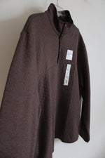 Sonoma Birk Brown Quarter-Snap Fleece | XXL