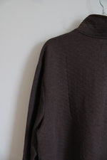Sonoma Birk Brown Quarter-Snap Fleece | XXL