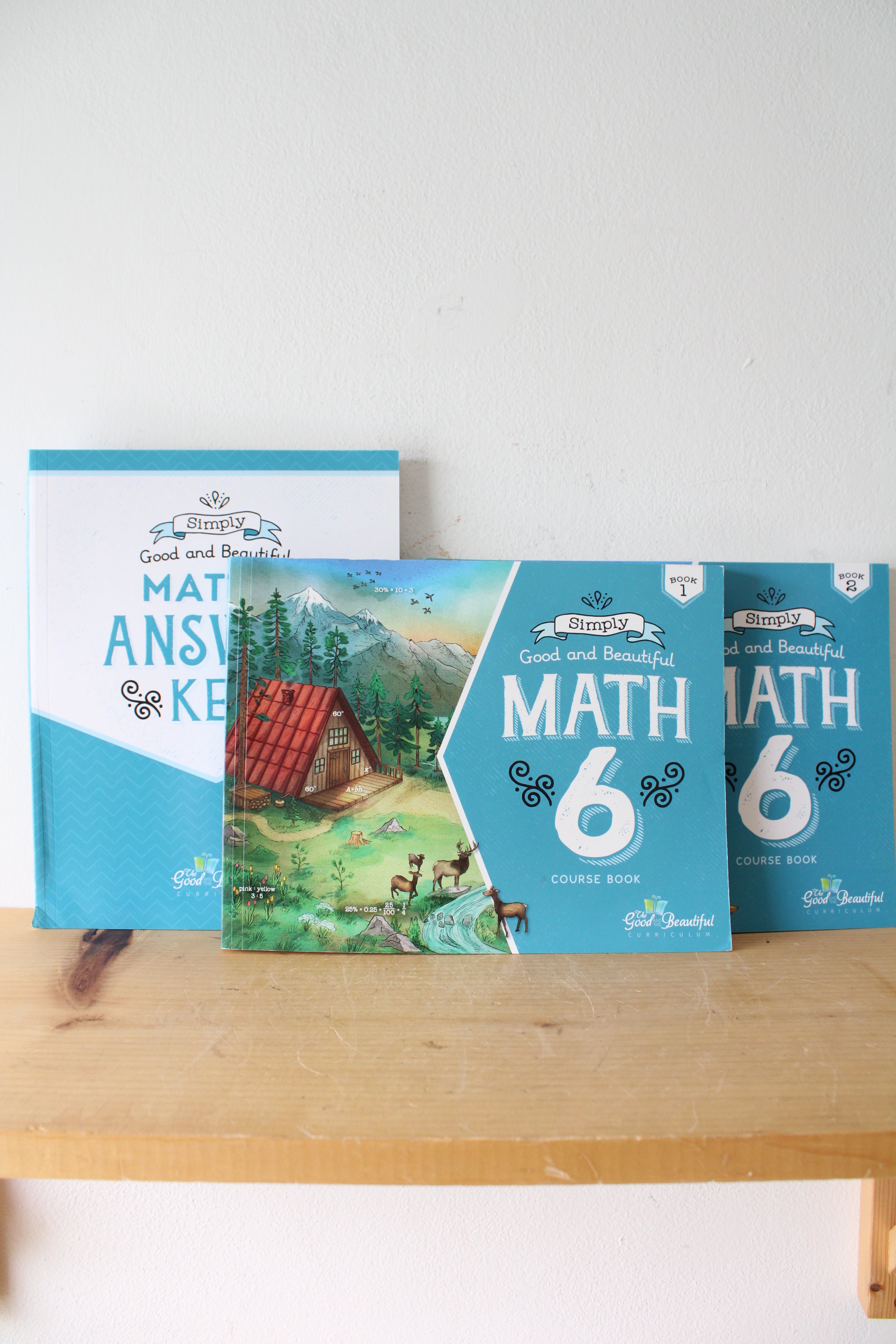 Good And Beautiful Math 6 Answer Key & Course Books 1 & 2