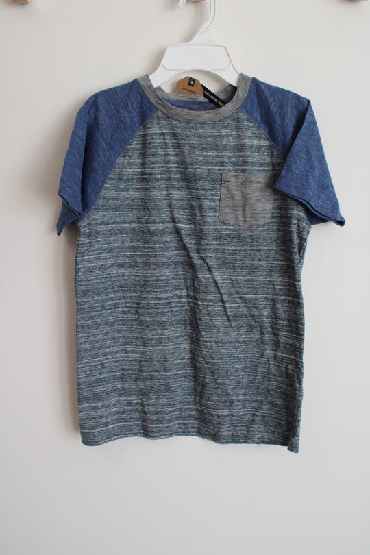 NEW Ruff Hewn Blue Gray Pocket Tee | Youth M (10/12)