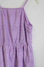 Old Navy Light Purple Eyelet Dress | Youth XXL (16)