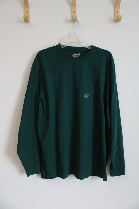 L. L. Bean Green Long Sleeved Shirt | L