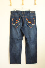 Rocawear Embroidered Logo Pocket Jeans | 40