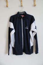 Team 365 Blue and White Penn State Zipped Jacket | L