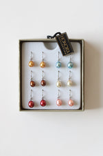 NEW Honora Collection Genuine Multi-Colored Pearl Earrings | Set Of 6