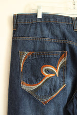 Rocawear Embroidered Logo Pocket Jeans | 40