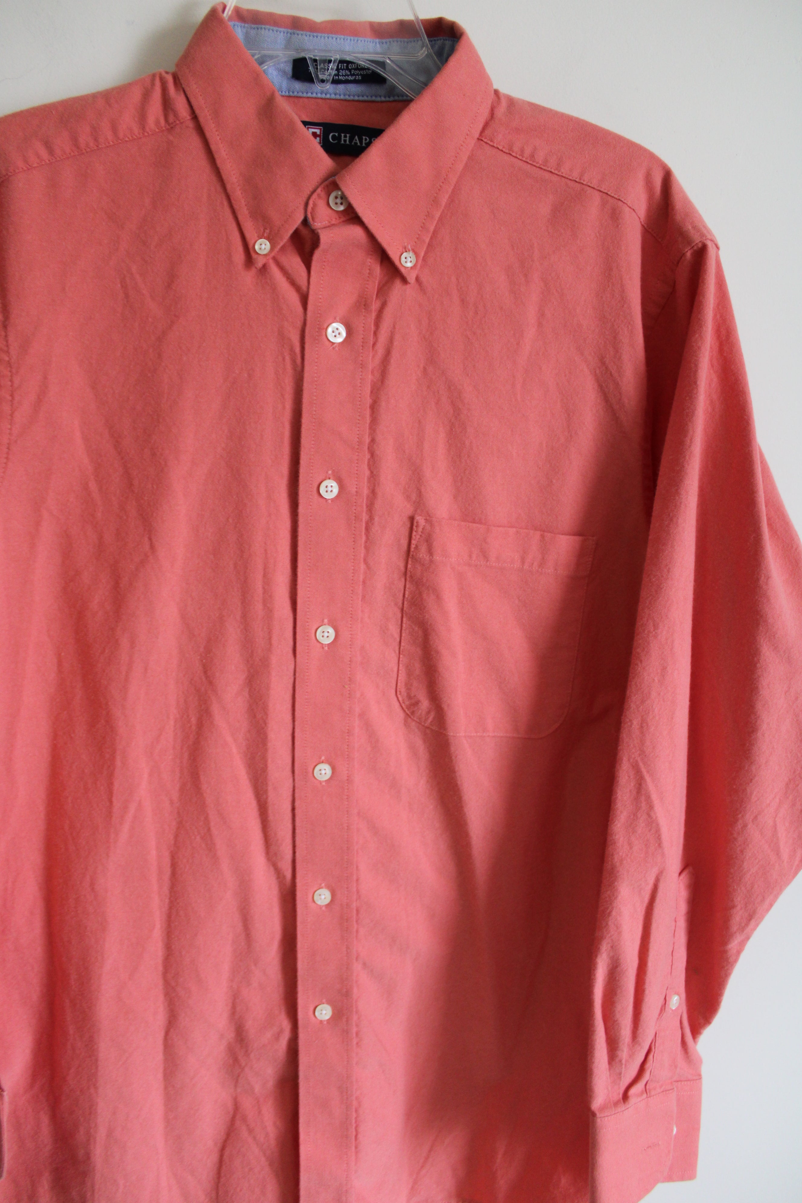 Chaps Coral Classic Fit Oxford Shirt | 15-15 1/2 32/33