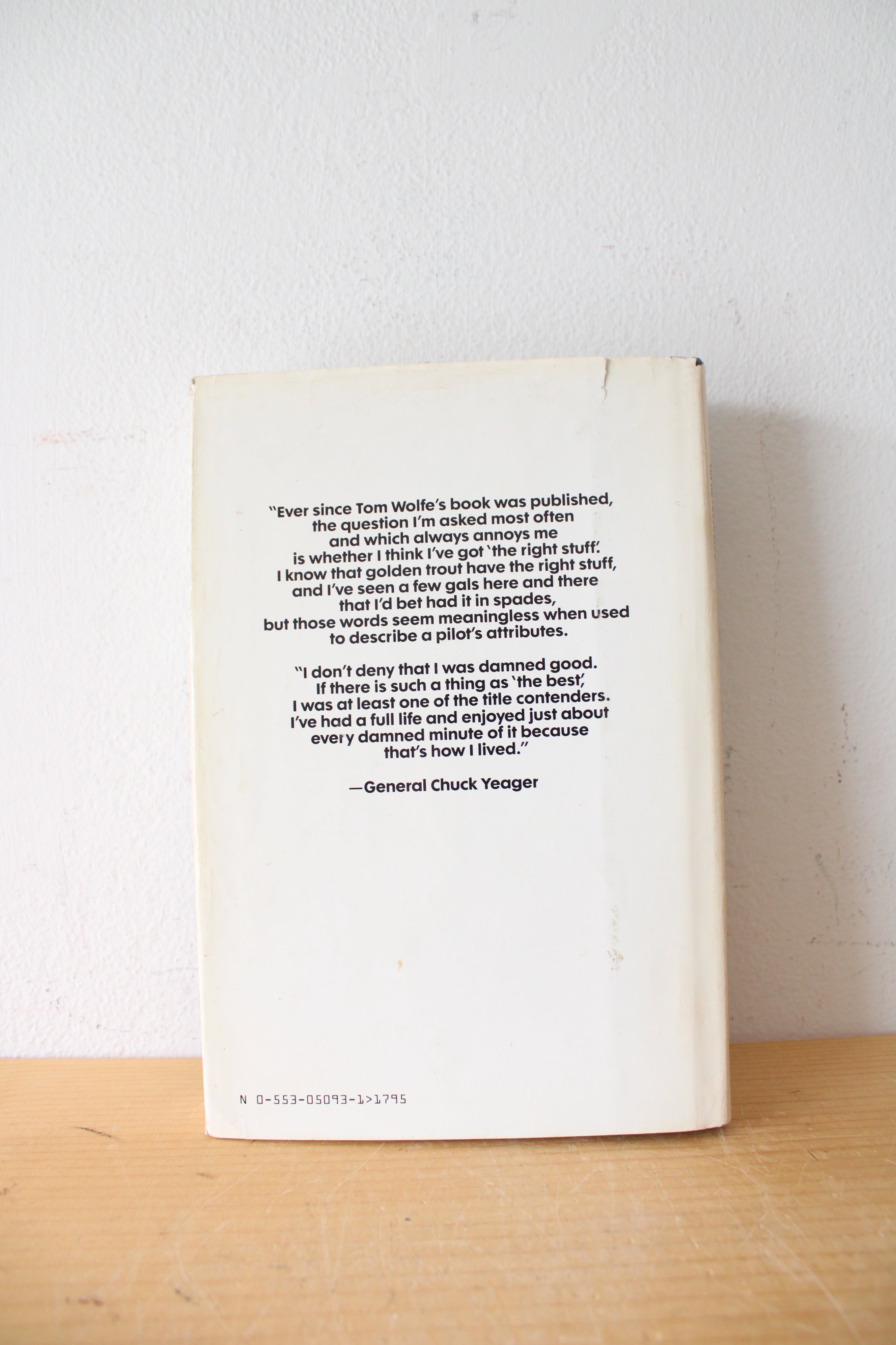 Yeager: An Autobiography By General Chuck Yeager And Leo Janos Signed Copy