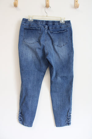 French Dressing Jeans Elastic Waistband Denim Pants