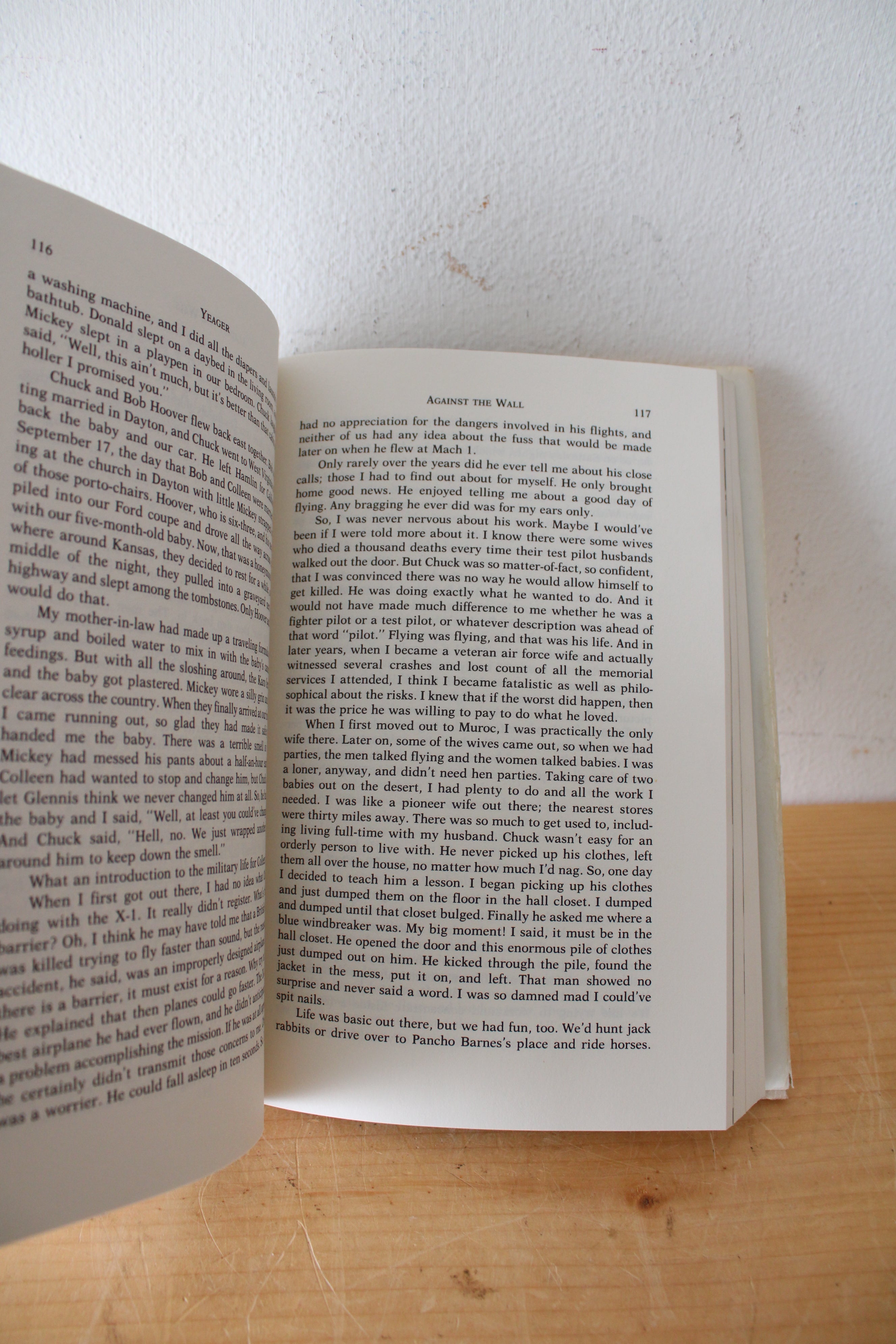 Yeager: An Autobiography By General Chuck Yeager And Leo Janos Signed Copy