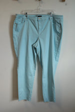 Talbots Baby Blue Slim Ankle Jeans | 20W