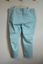 Talbots Baby Blue Slim Ankle Jeans | 20W