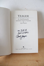 Yeager: An Autobiography By General Chuck Yeager And Leo Janos Signed Copy