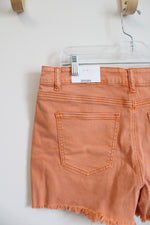 NEW Zenana Orange Cut Off Jean Shorts | XL