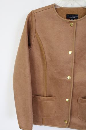 Susan Graver Weekend Sueded Fleece Lined Jacket | XXS